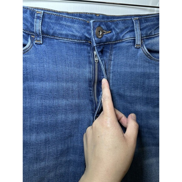 J. Jill Denim Boyfriend Straight Leg Ankle Jeans Women's Size 12 Regular - Picture 4 of 11